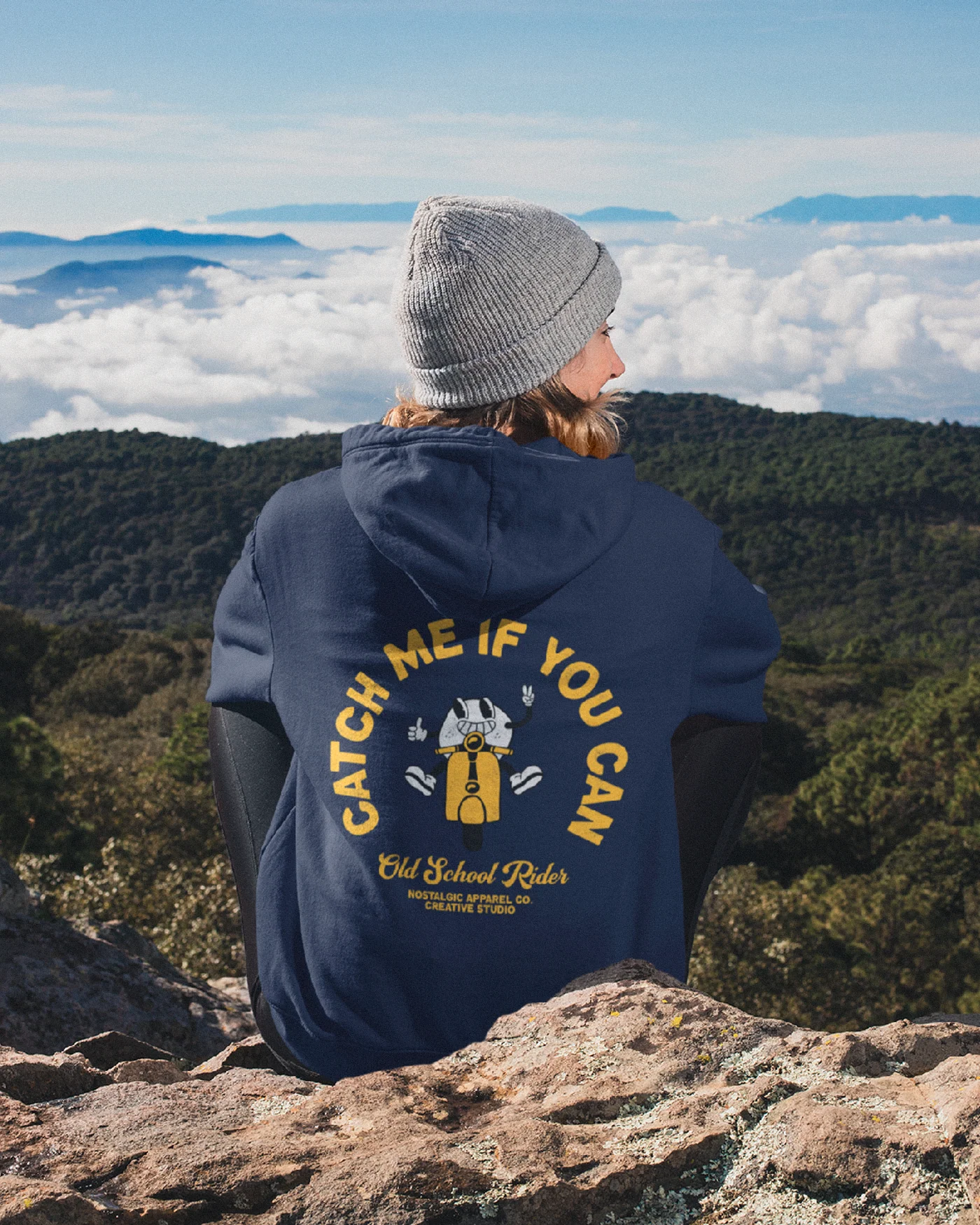 Catch Me If You Can | Oversized Hoodie - Image 2