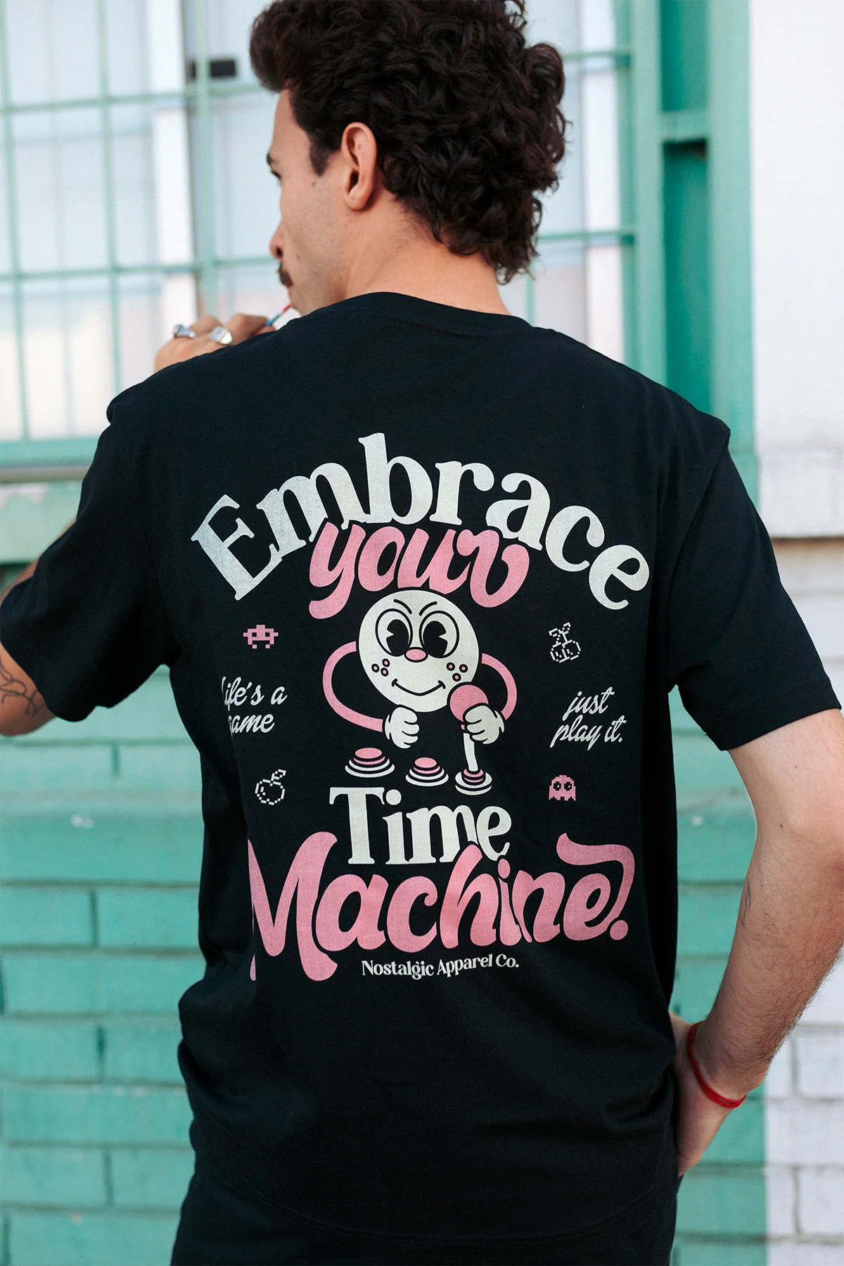 Embrace Your Time Machine | Black Tee - Image 2