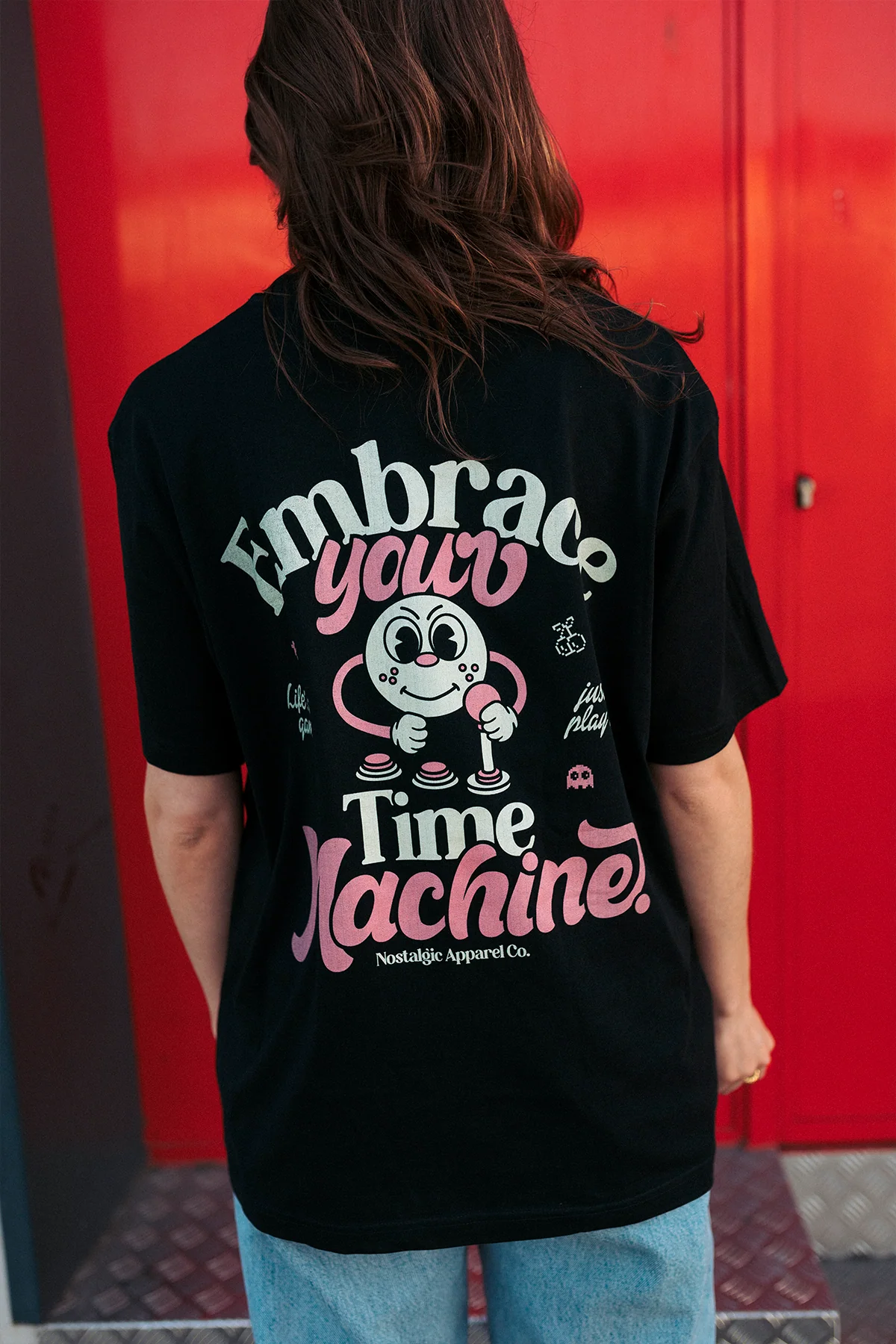 Embrace Your Time Machine | Black Tee - Image 3