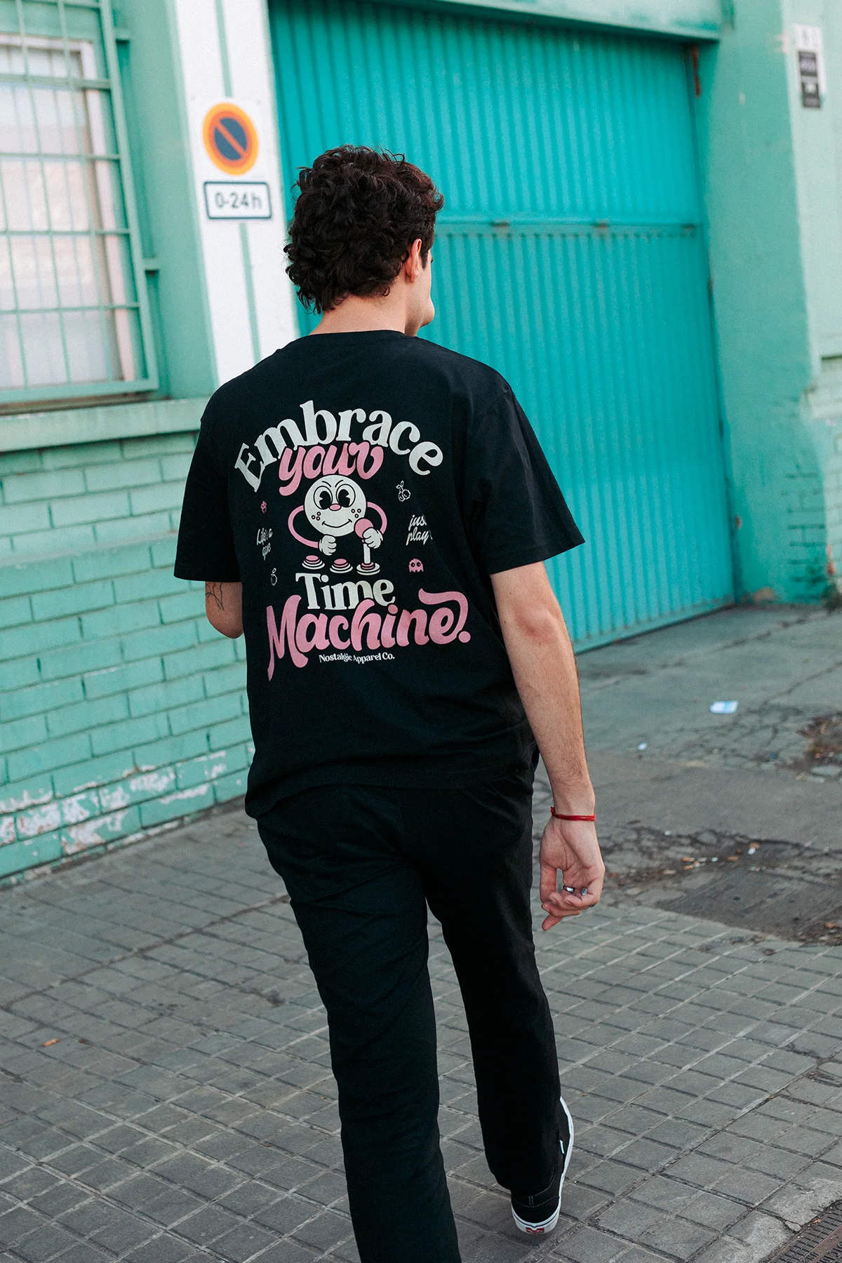 Embrace Your Time Machine | Black Tee - Image 7
