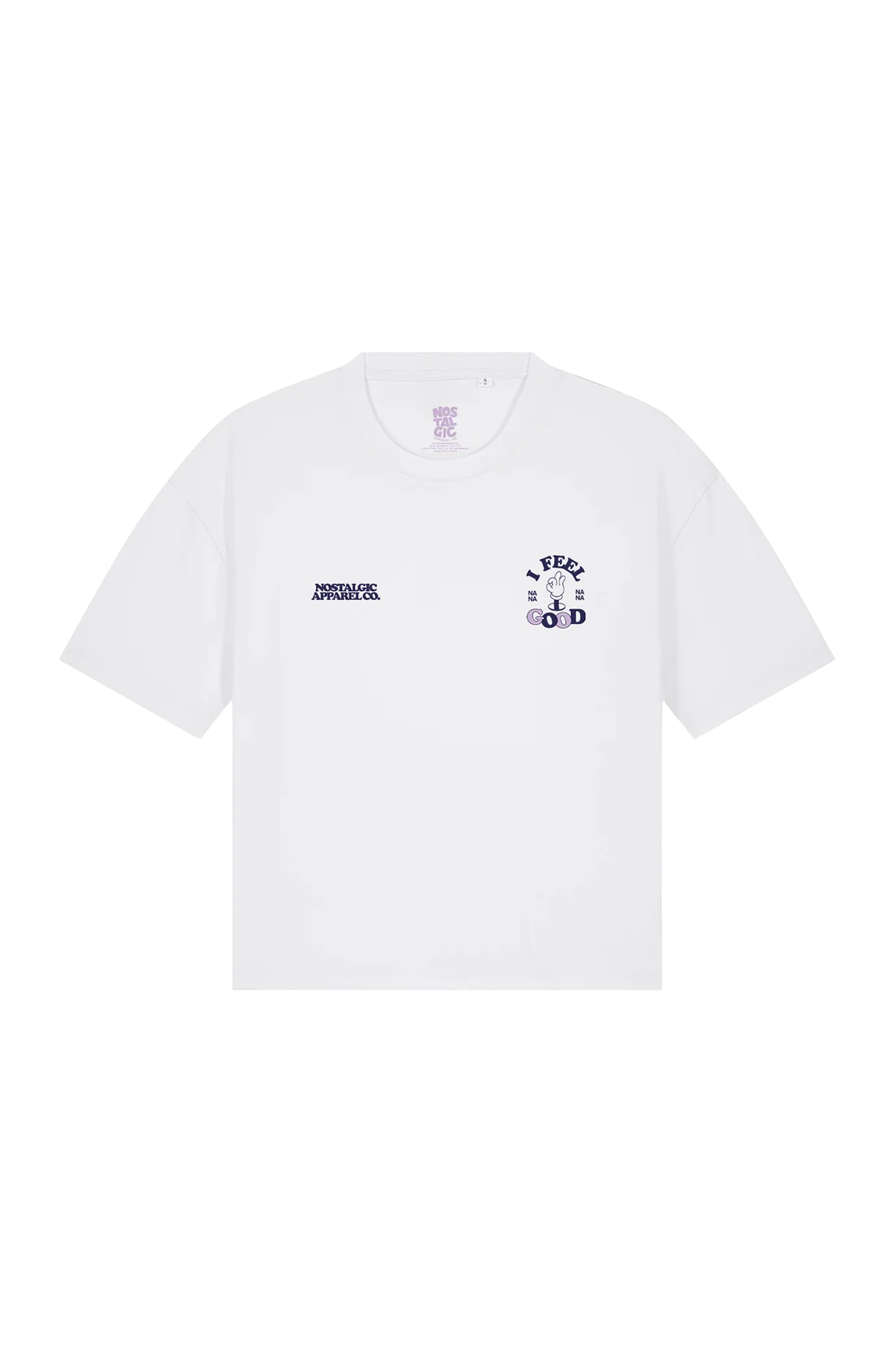 I Feel Good Nanana | White Cropped Tee - Image 2