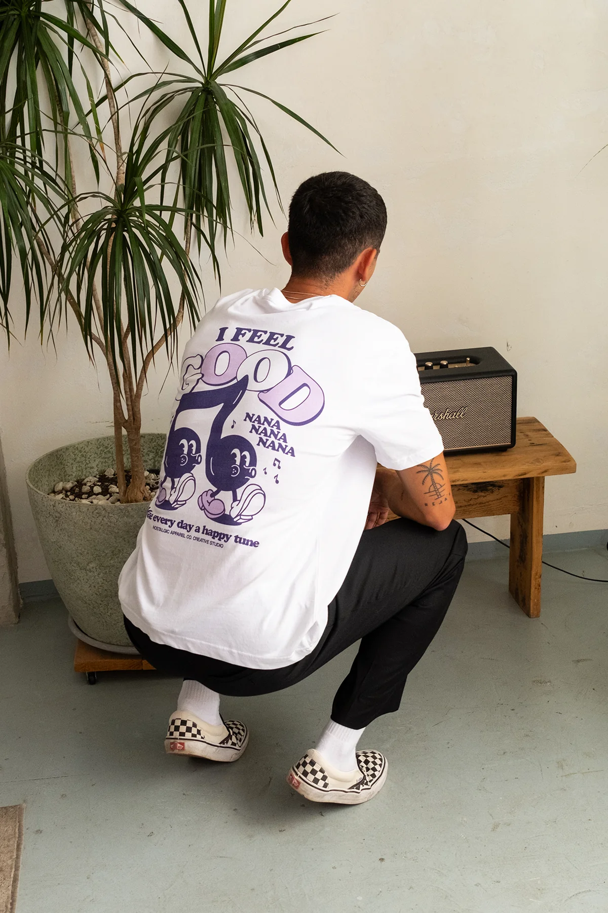 I Feel Good Nanana | White Tee - Image 2