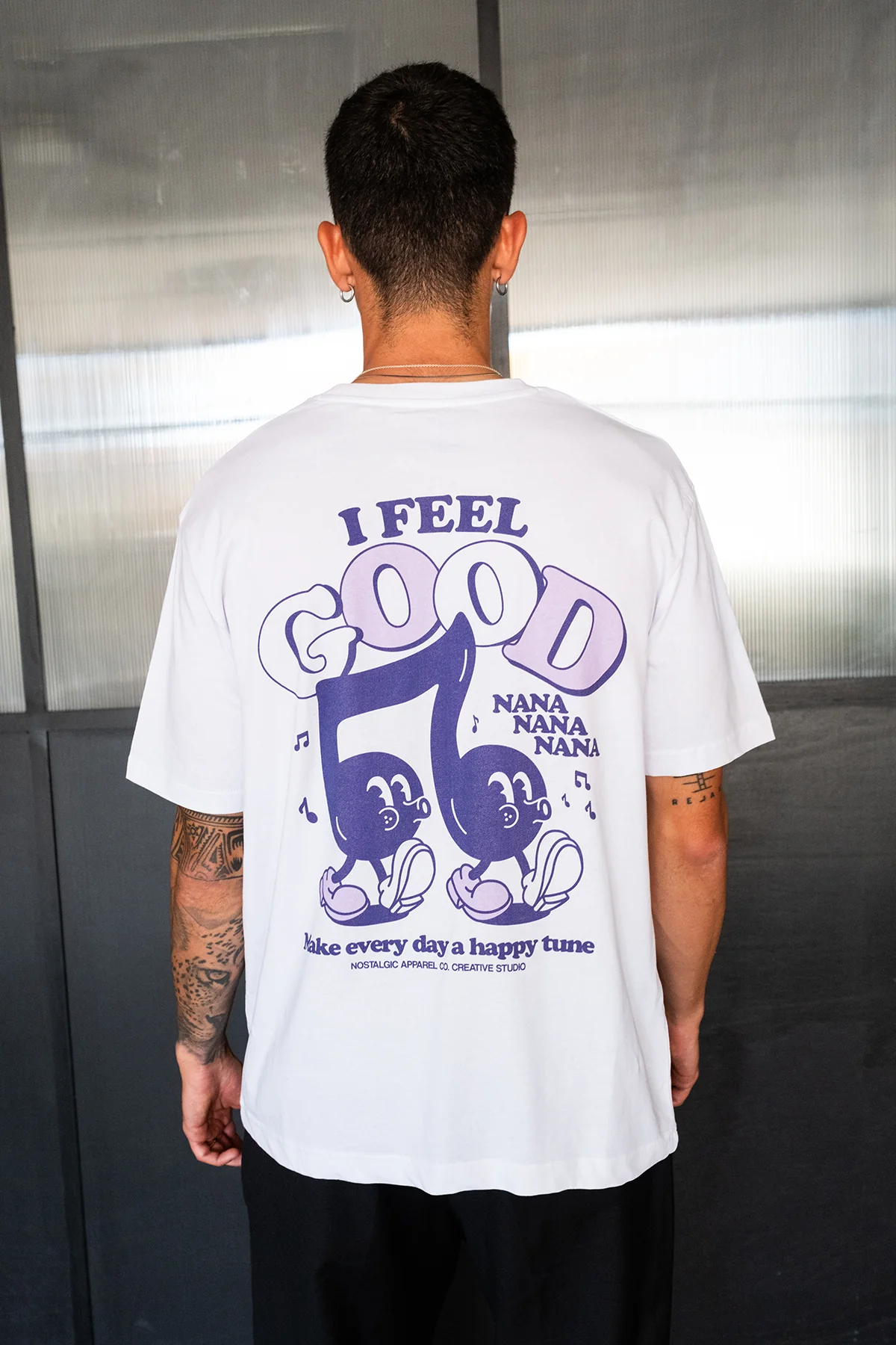 I Feel Good Nanana | White Tee - Image 8