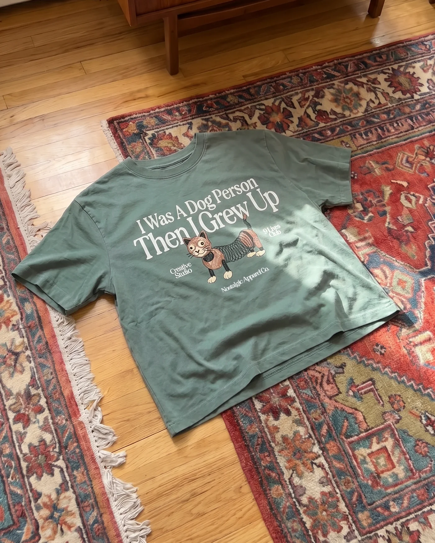 I was a dog person | Cropped Tee - Image 6