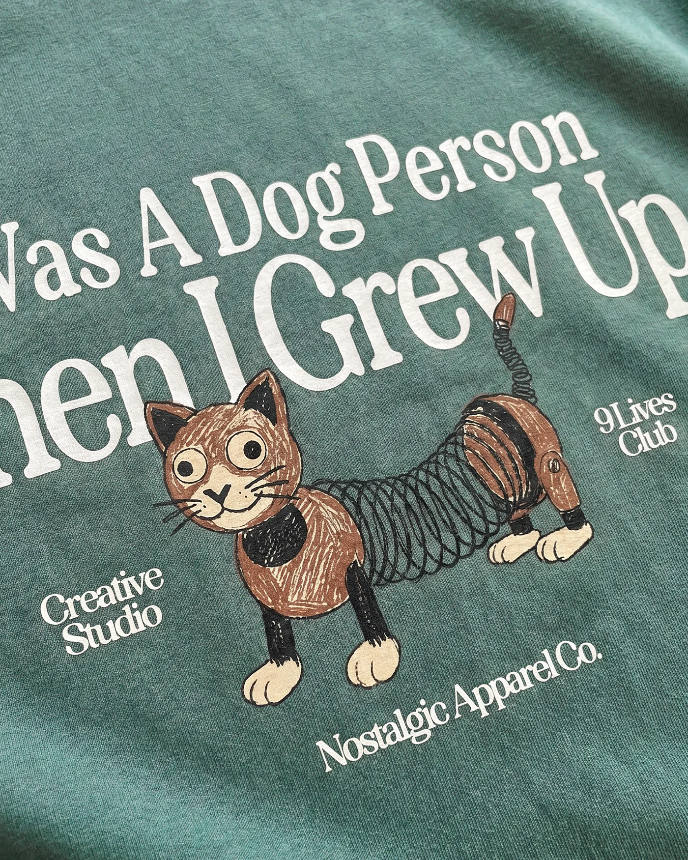 I was a dog person | Cropped Tee - Image 7