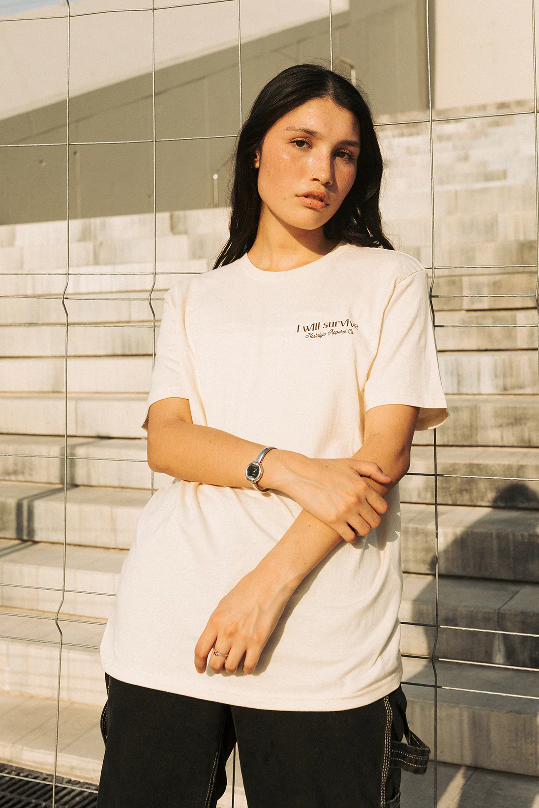 I will survive | Natural Tee - Image 4