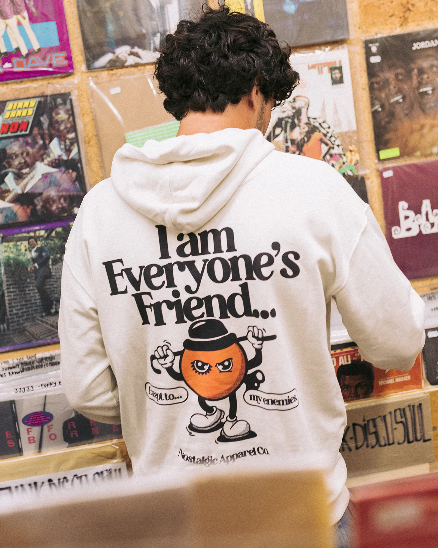 I'm Everyone's Friend | Oversized Hoodie - Image 2