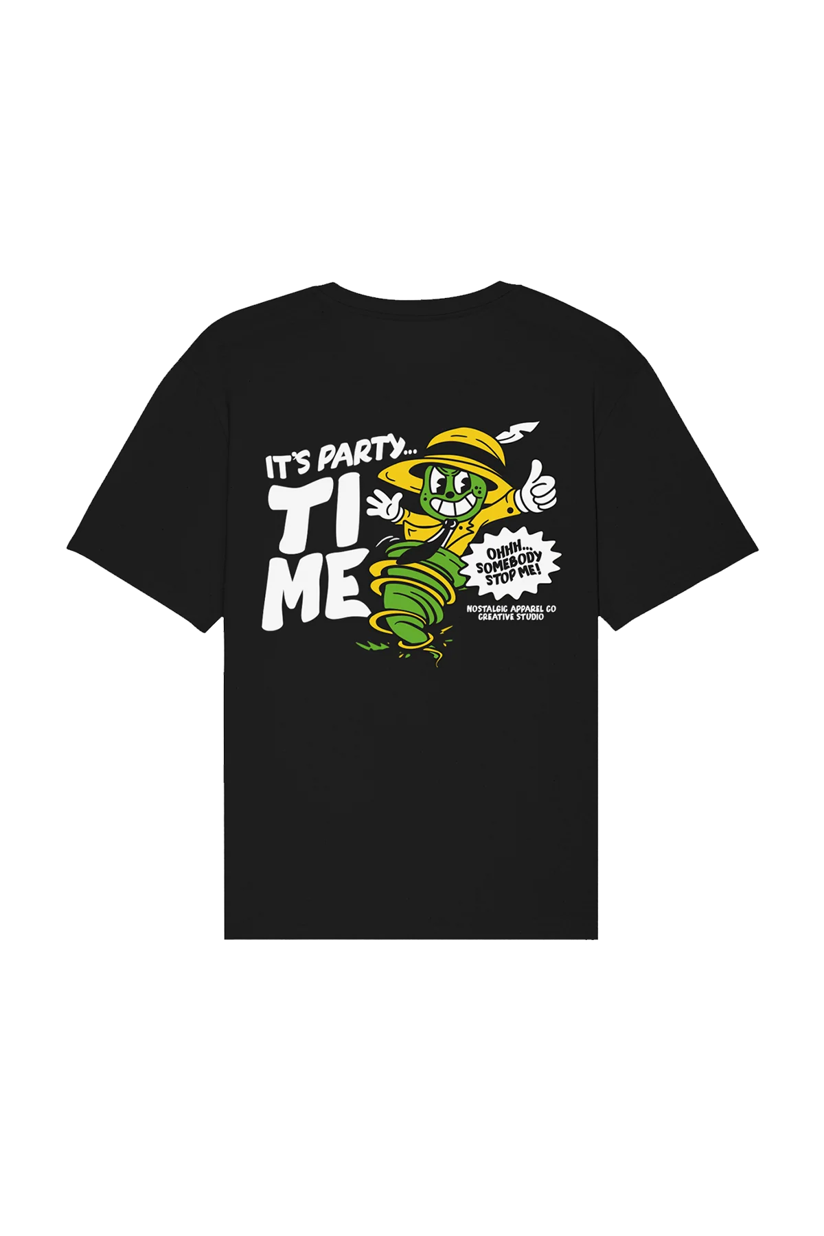 It's party time | Black Tee