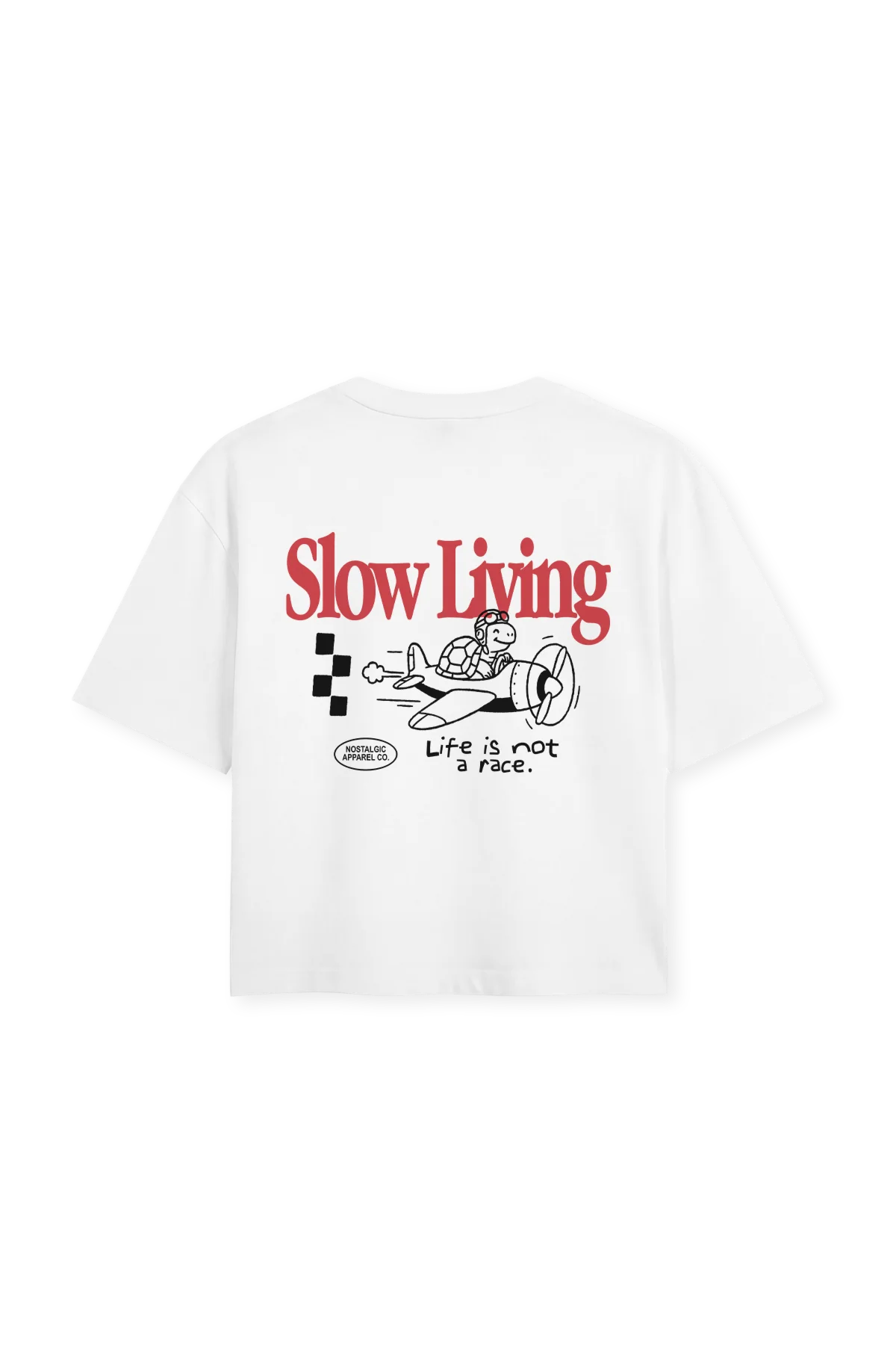 Life is not a race | Cropped Tee