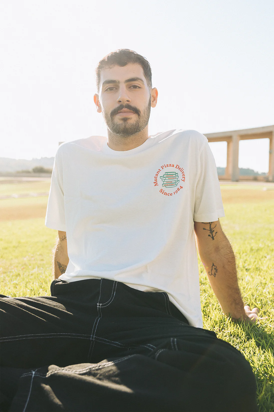 Mutant Pizza Delivery | OffWhite Tee - Image 3