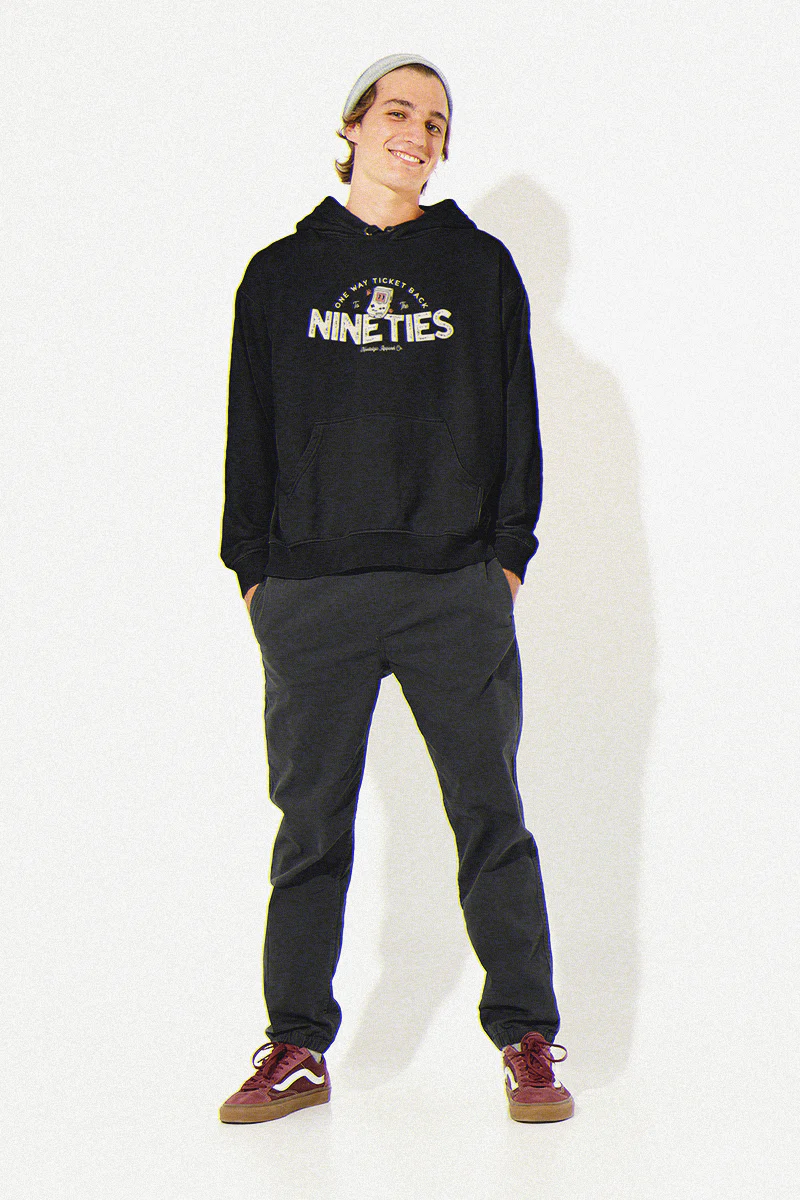 Nineties | Black Hoodie - Image 3