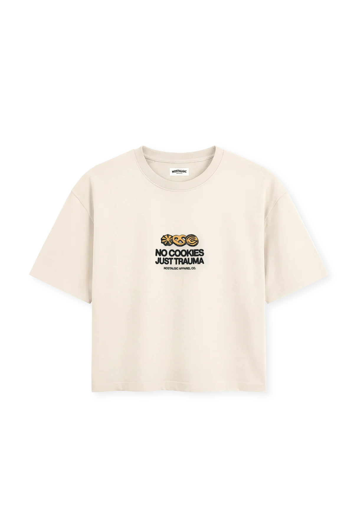 No cookies, just trauma | Cropped Tee - Image 7