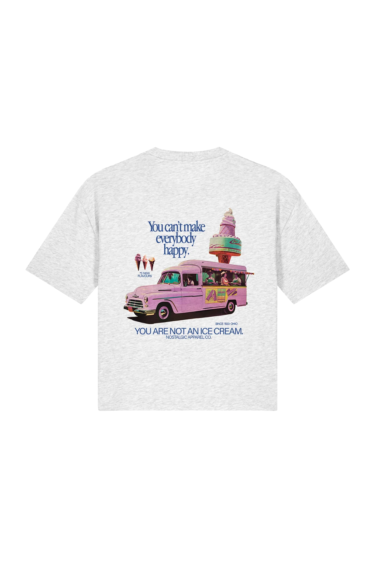 Not an IceCream | Heather Cropped Tee