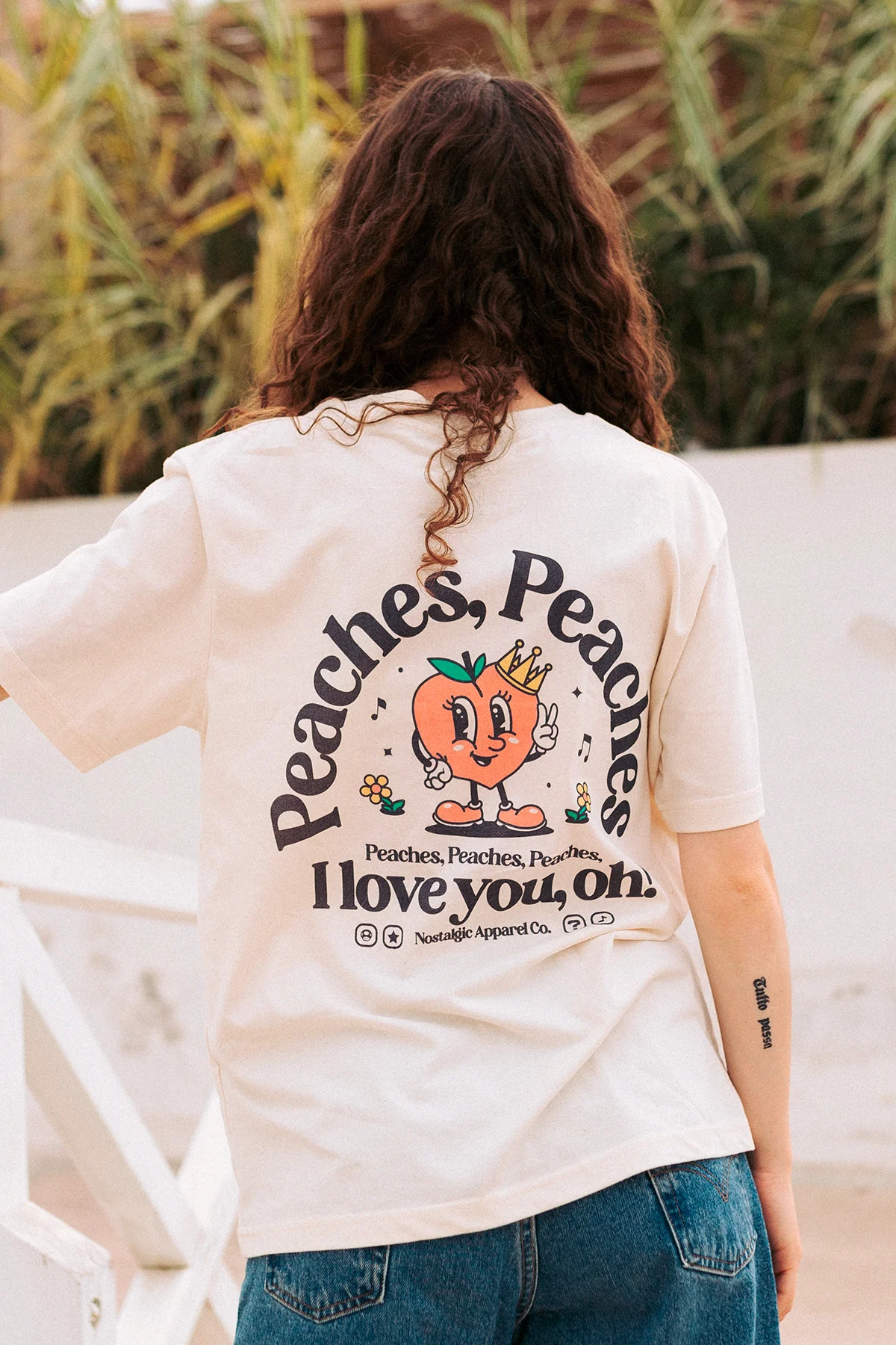 Peaches, Peaches, Peaches... | Natural Tee - Image 2