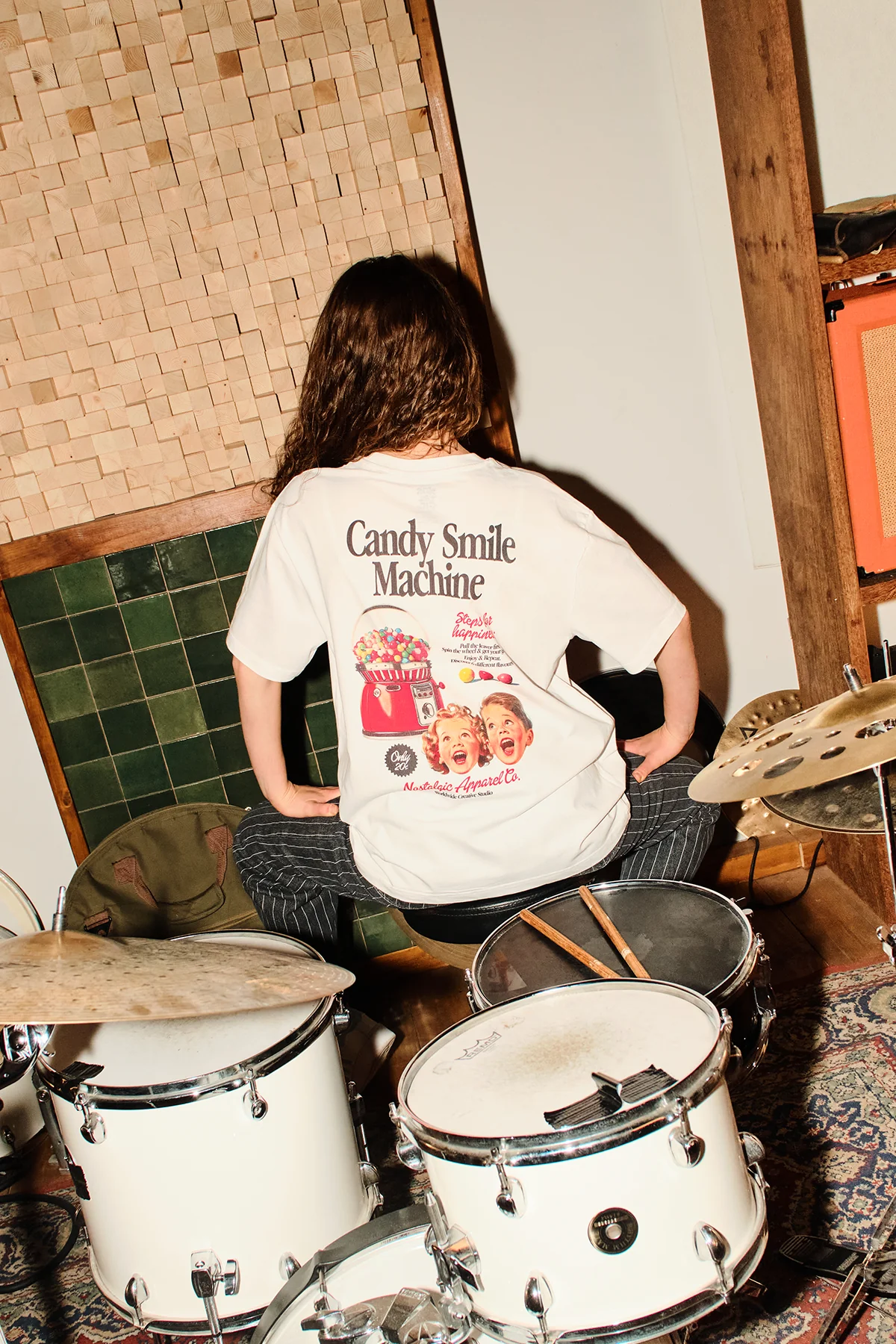 Smile Machine | White Tee - Image 5