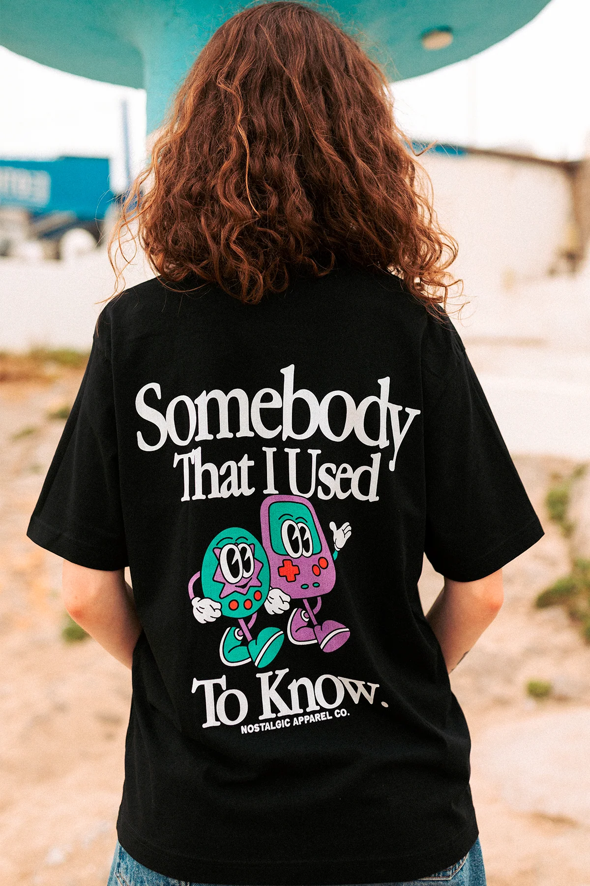 Somebody That I Used to Know | Black Tee - Image 2