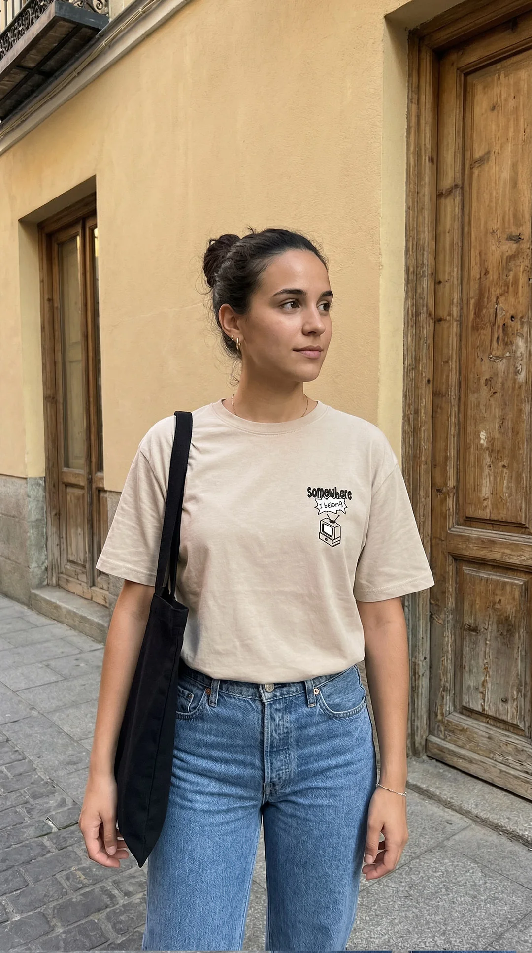 Somewhere I Belong | Stone Tee - Image 6