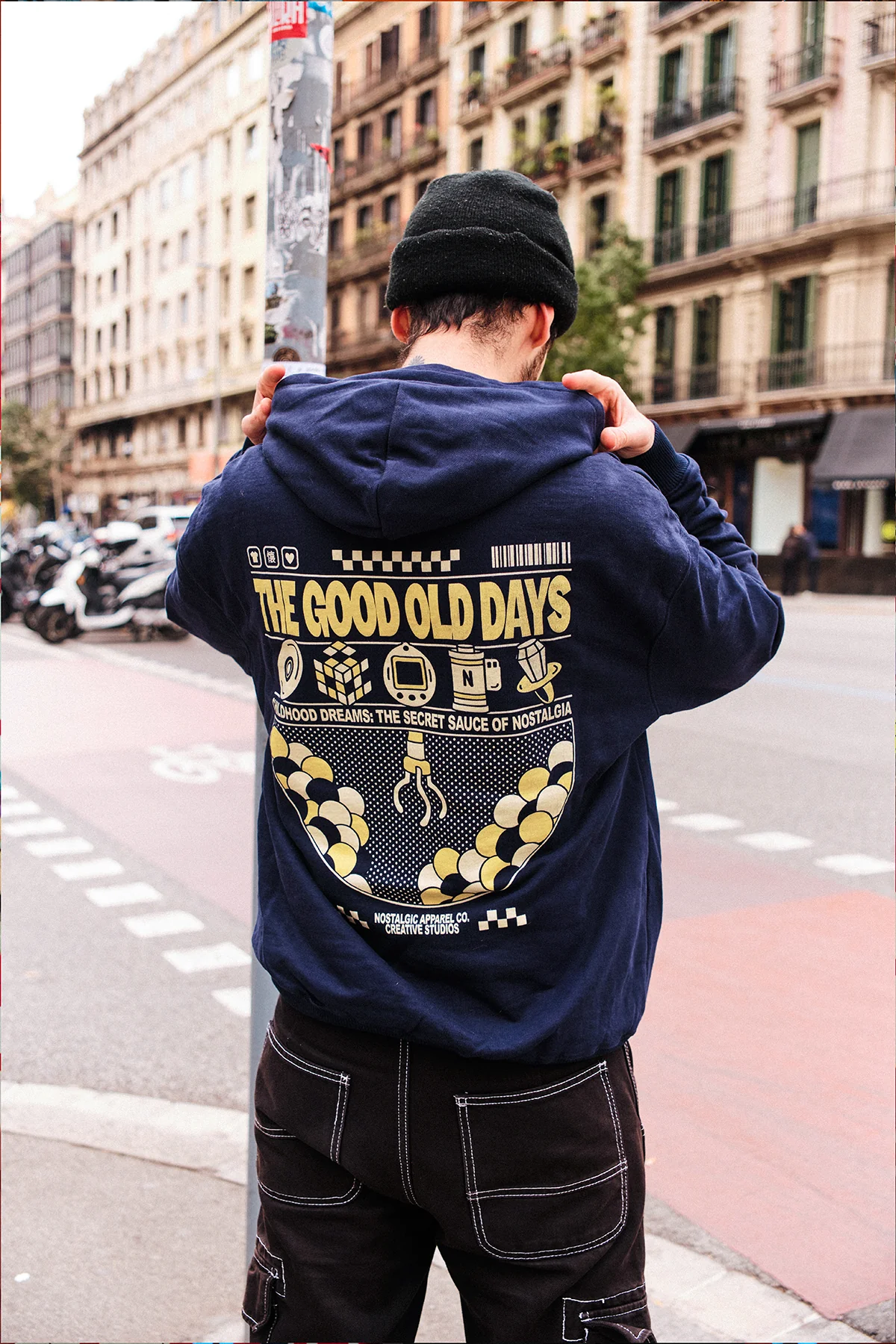 The good old days | Oversized Hoodie - Image 5