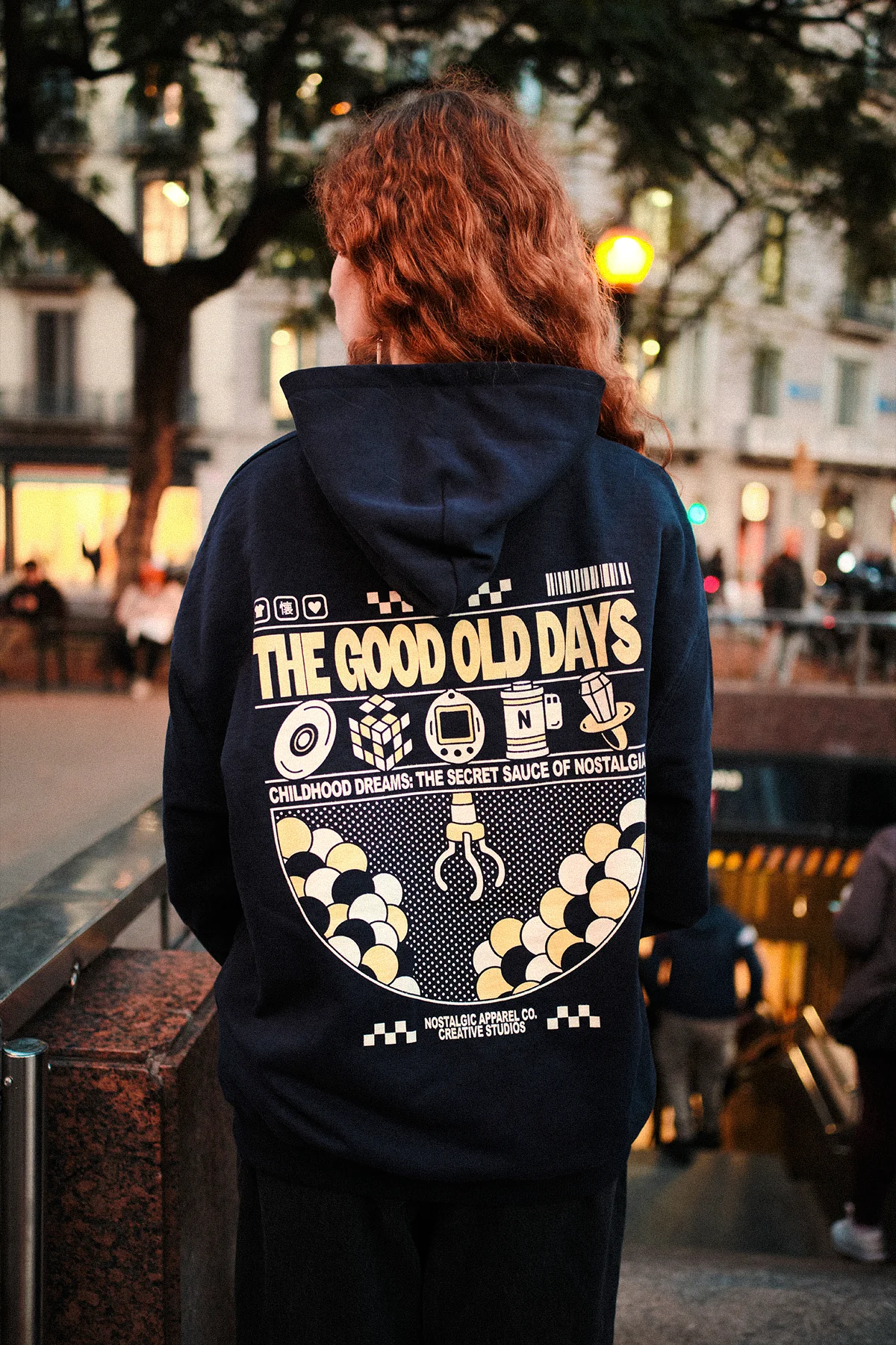 The good old days | Oversized Hoodie - Image 7