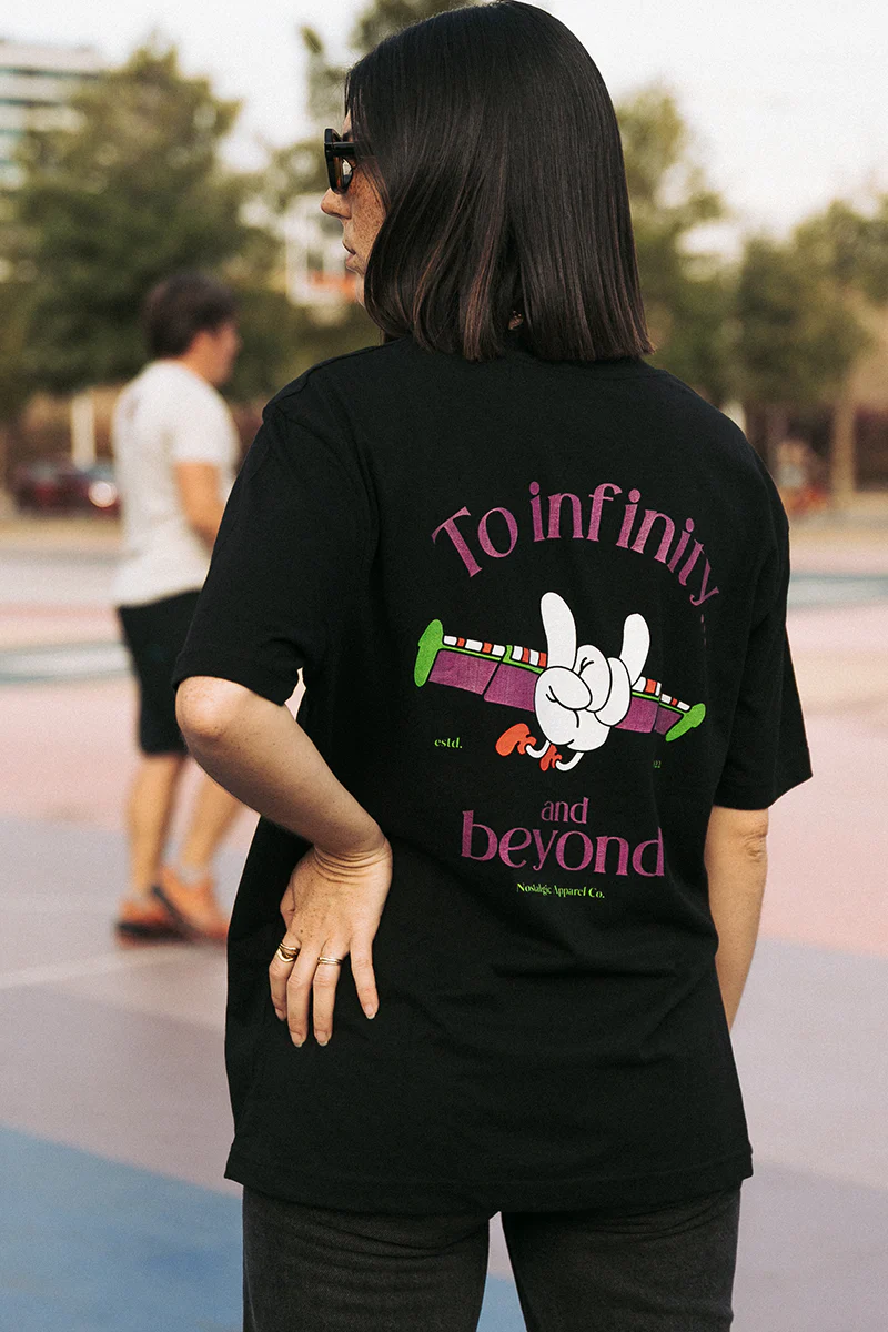To Infinity & Beyond | Black Tee - Image 2