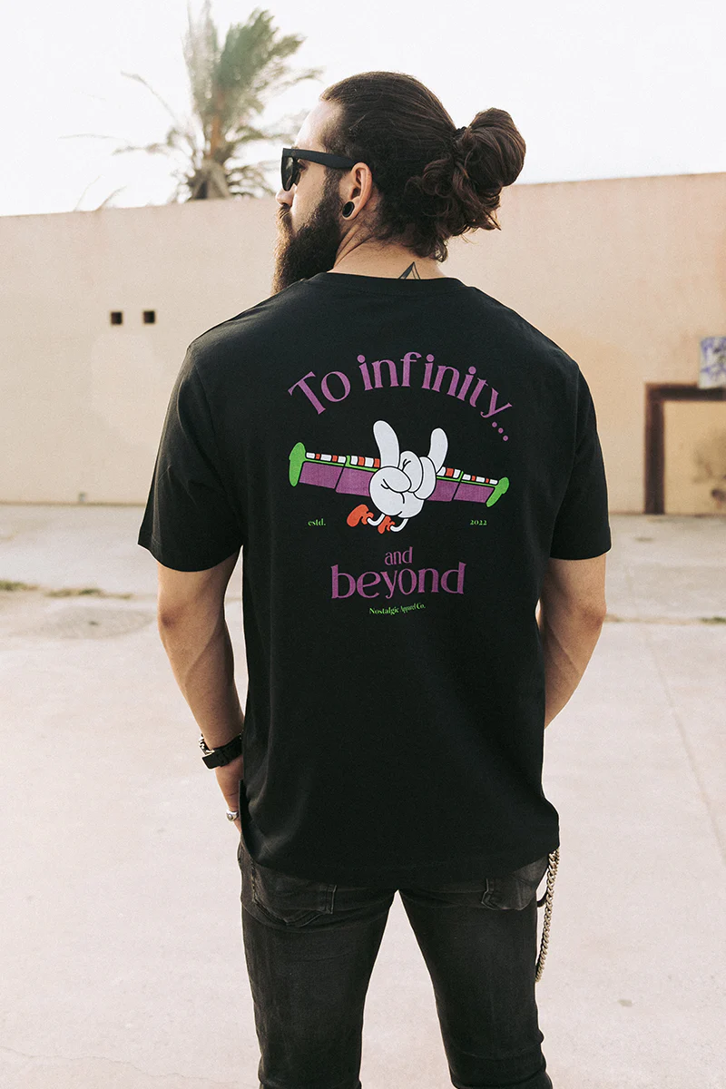 To Infinity & Beyond | Black Tee - Image 2