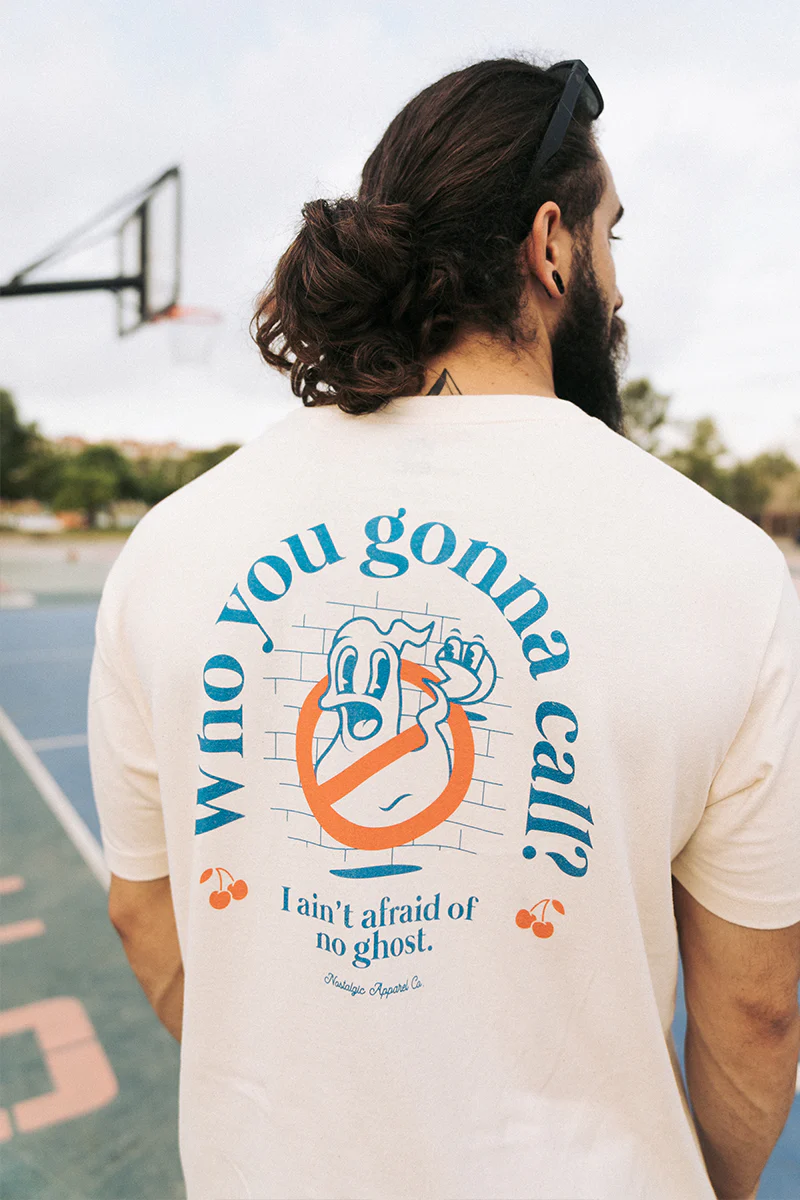 Who you gonna call? | Natural Tee - Image 2