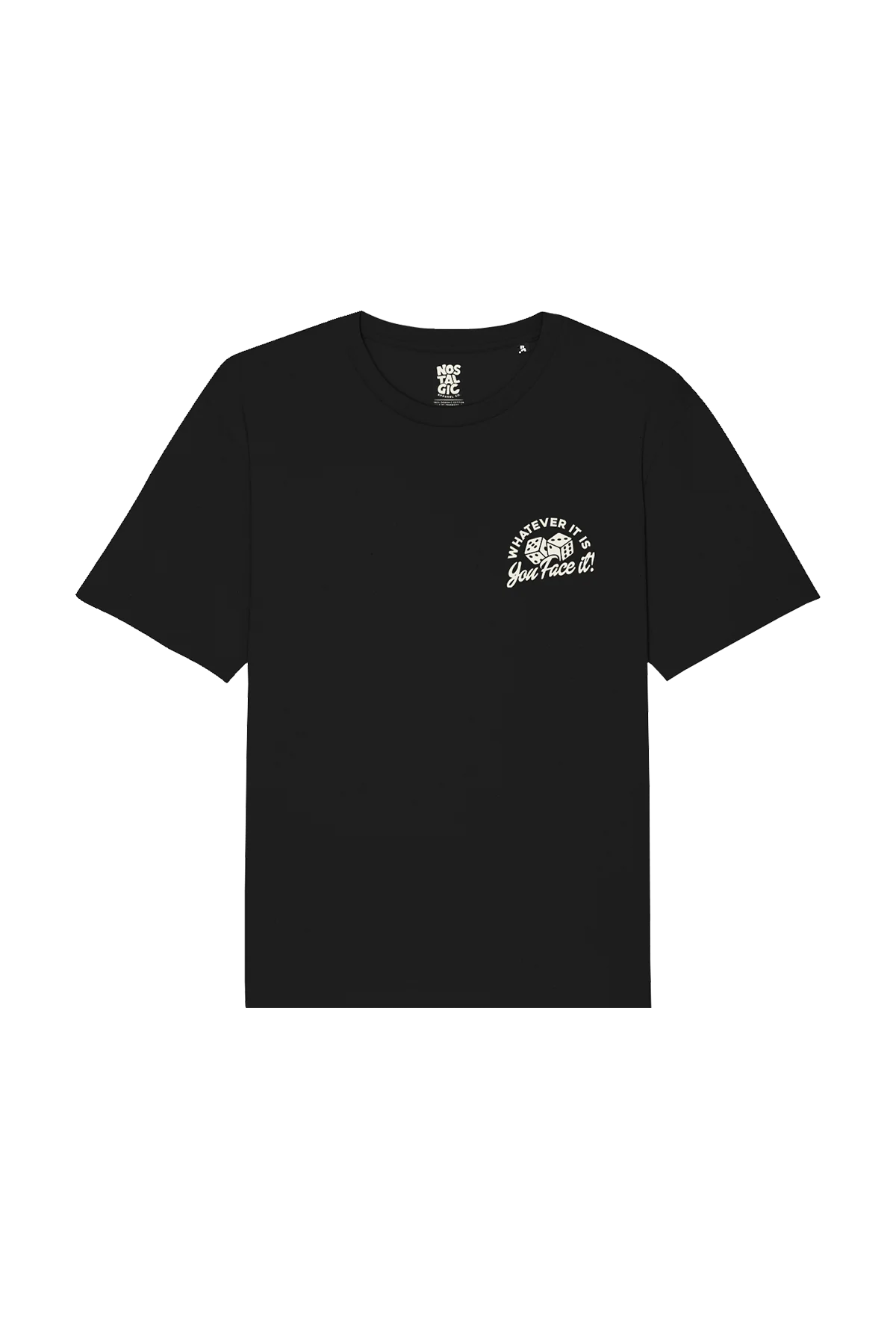 You Face It | Black Tee - Image 5